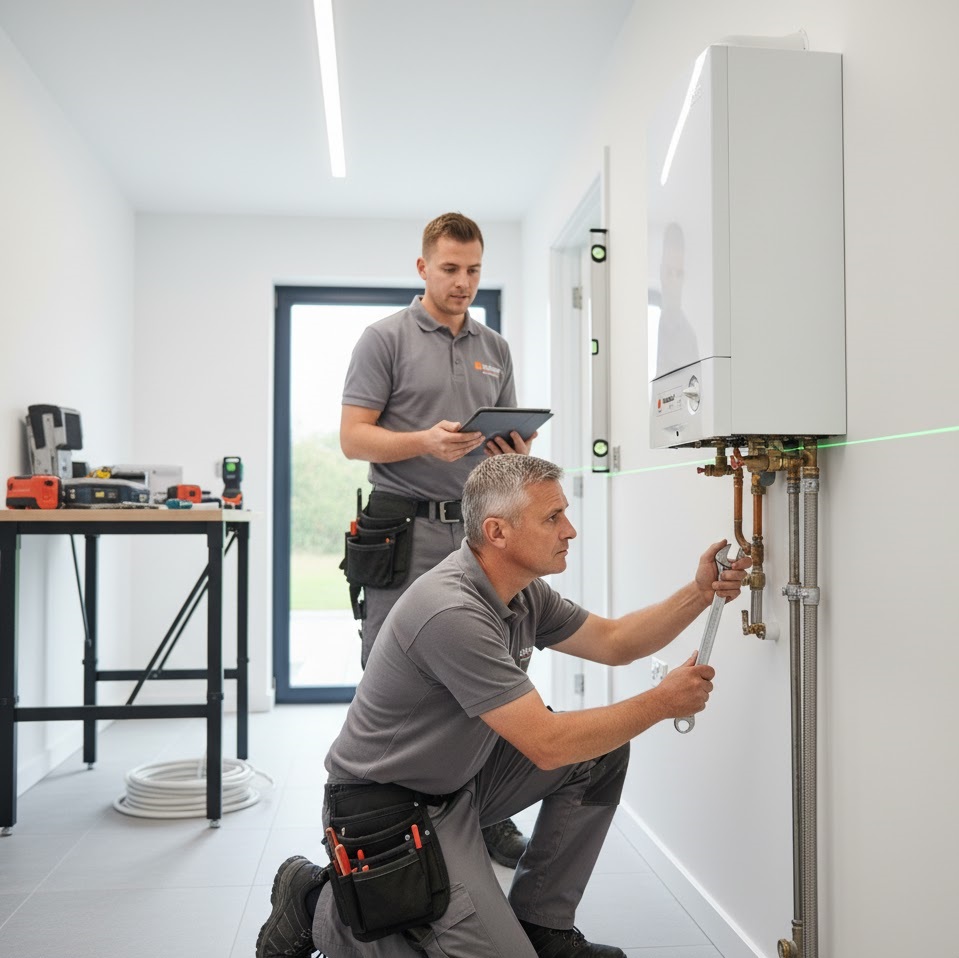 montaż piecyka gazowego